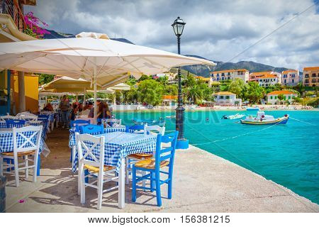 Assos village in Kefalonia, Greece