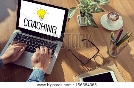 Coaching (guide Instructor Leader Manager Tutor )