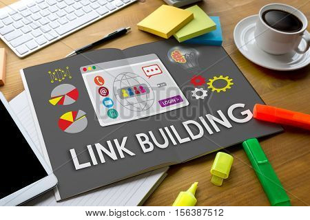 Link Building Connect Link Communication Contact Network