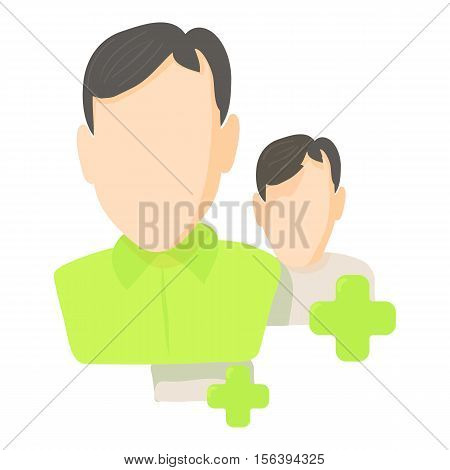 Aid icon. Cartoon illustration of aid vector icon for web