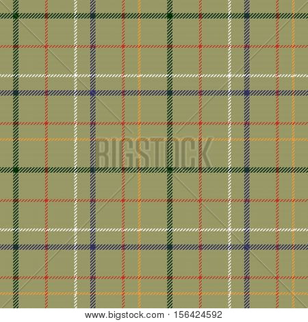 Сheckered tartan seamless fabric texture. Vector illustration.