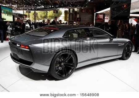 Pariisi - 2 lokakuu: Pariisin autonäyttelyssä 2008, Lamborghini Estoque käsite peruutuskamera
