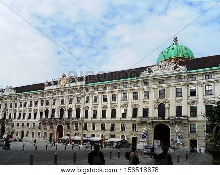 Austria Vienna. Attraction. Walk through the city