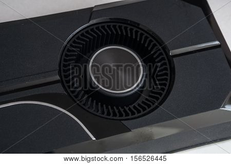 Fan Of Cooler Of Blower Type Videocard.