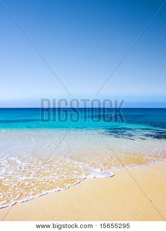 ชายหาดที่สวยงามบนเกาะแอสเซนชัน