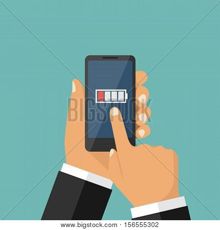 Smartphone  Low Battery