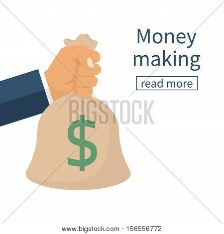 Earning Money Concept.