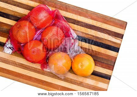 Bag Of Fresh Whole Ruby Grapefruit