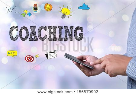 Coaching (guide Instructor Leader Manager Tutor )