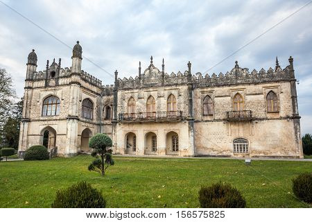 Dadiani Palace Located Inside A Park In Zugdidi, Georgia