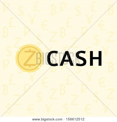Zcash Cryptocurrency Concept