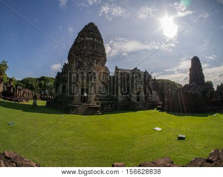 Phimai historical park. Prasat Hin Phimai Nakhon ratchasima Thailand.