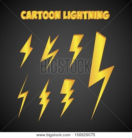 Thunder icon. Thunder abstract. Thunder image. Thunder design. Thunder illustration. Thunder simple. Thunder flat Thunder sign