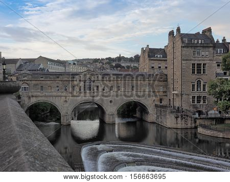 Pulteney Bridge In Bath