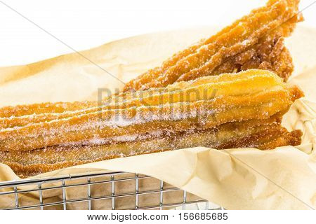 Churros With Granulated Sugar
