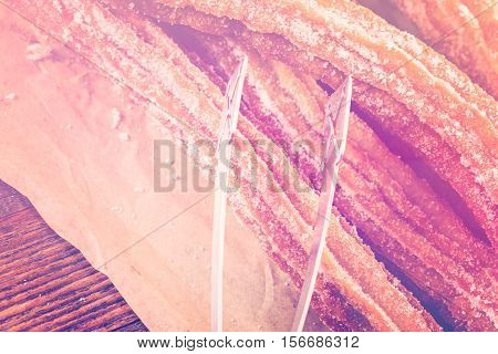 Churros With Granulated Sugar