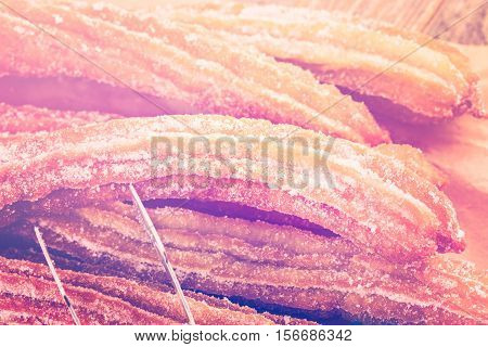 Churros With Granulated Sugar