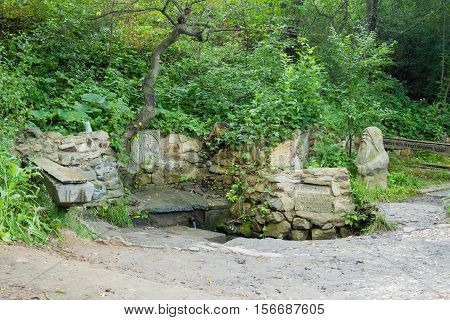 Grandfather Taran On A Spring View Of A Battering Ram - Source Of The River 