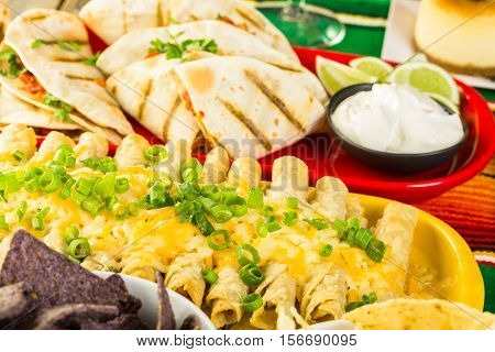Fiesta Buffet Table