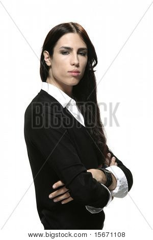 androgynous คน