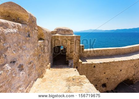 Monemvasia the medieval town in Peloponnese, Greece