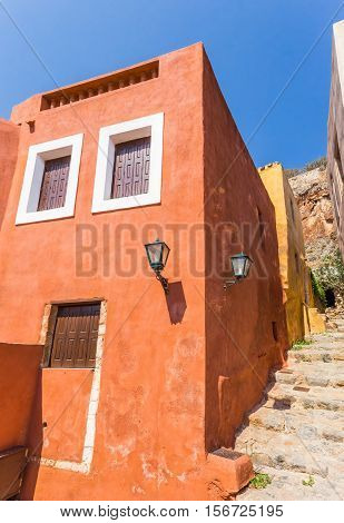 Monemvasia the medieval town in Peloponnese, Greece