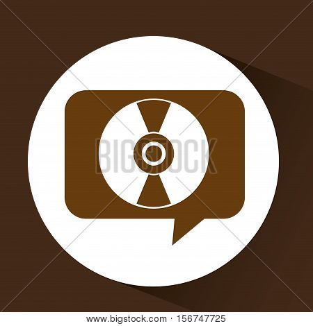 vintage vynil disk symbol design vector illustration eps 10