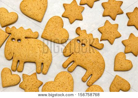 Ginger Cookies Background