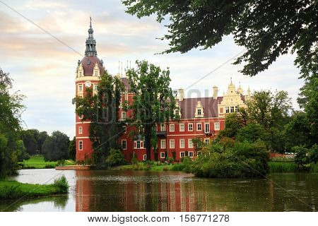 Palace in Bad Muskau Park, Germany