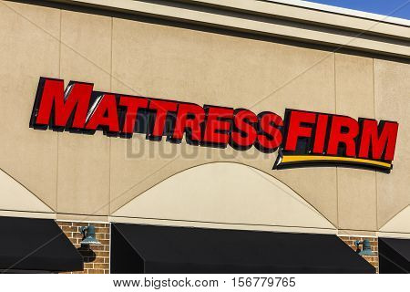 Kokomo - Circa November 2016: Mattress Firm Strip Mall Location. Retailer Steinhoff will buy Mattress Firm for $3.8 billion I