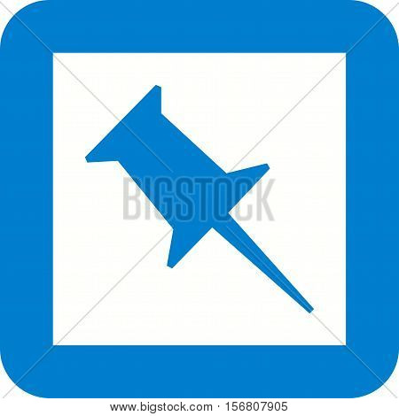 Pinboard, design, media icon vector image. Can also be used for social media logos. Suitable for mobile apps, web apps and print media.