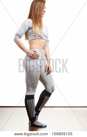 Woman In Sporty Thermoactive Underwear