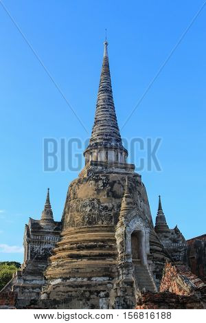 wat Phra Sri Sanphet ancient beautiful Ayutthaya travel Thailand