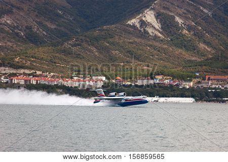 Take-off Of Aircraft From A Surface Of The Water