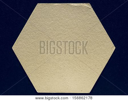 Vintage Looking Beermat Drink Coaster