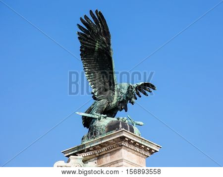 Turul Bird In The Royal Castle, Budapest, Hungary