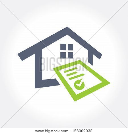 Home Inspection Logo Template, vector illustration design