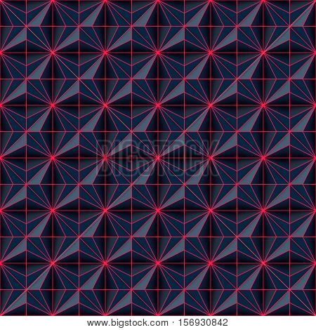 abstract modern futuristic wire seamless background 3d rendering