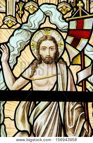 Stained Glass - Resurrection Of Jesus