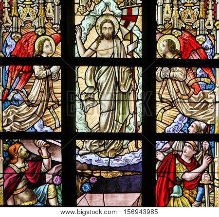 Stained Glass - Resurrection Of Jesus