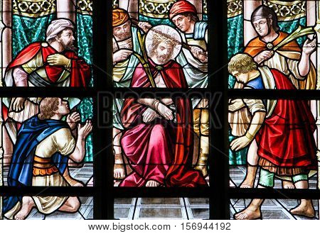 Stained Glass - Jesus On Good Friday