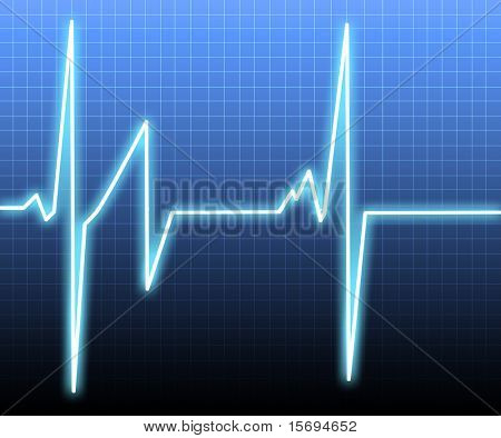 Sfondo monitor cuore