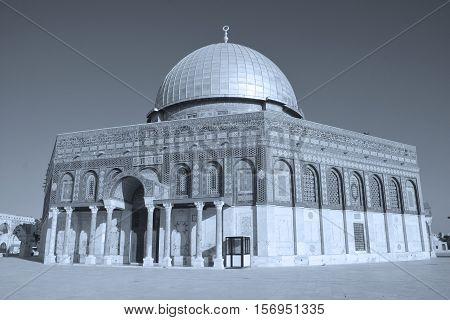 JERUSALEM ISRAEL 23 10 16: Temple Mount known as the the Noble Sanctuary of Jerusalem located in the Old City of Jerusalem, is one of the most important religious sites in the world.