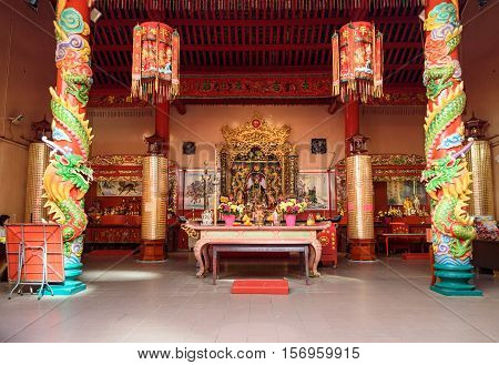 Guan Di Temple In Chinatown. Kuala Lumpur