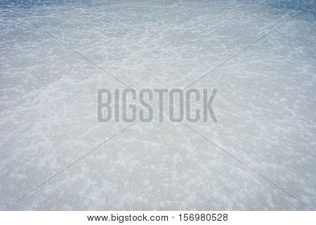 Surface Of Chaqia (chakayan) Salt Lake, Qinghai, China