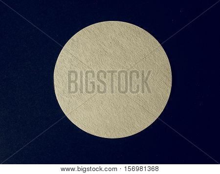 Vintage Looking Beermat Drink Coaster