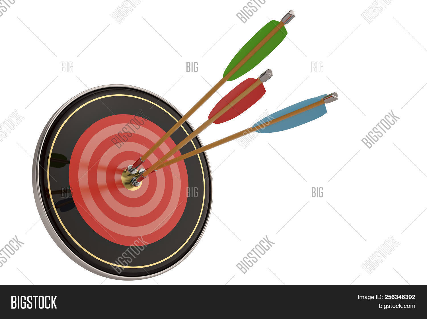 Red Archery Target Red Image & Photo (Free Trial) Bigstock