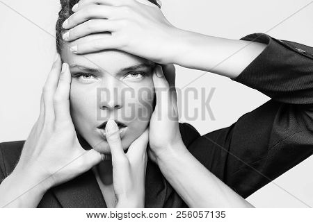 Beauty And Fashion, Makeup And Cosmetics, Skin Care And Healthy Lifestyle, Face And Hands, Speechles
