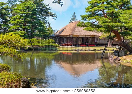 Tokyo, Japan - April 19 2018: Oyakuen Medicinal Herb Garden First Established In The 1380S, There Ar