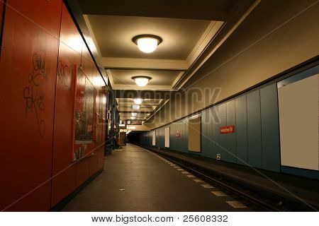 station de métro, berlin, Allemagne